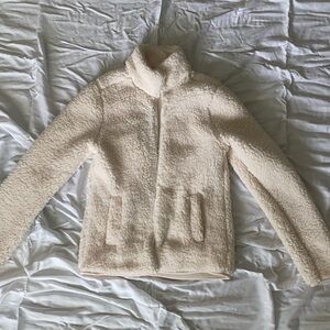 Joe Fresh cream teddybear fleece jacket! Excellent condition- barely worn.